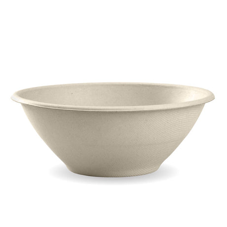 Biocane Bowl - Natural, 40oz (Box of 400) from BioPak. Compostable, made out of Sugarcane and sold in boxes of 1. Hospitality quality at wholesale price with The Flying Fork!