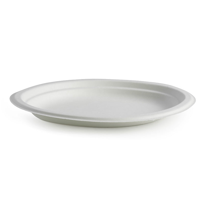 26x19cm (10.25x7.75") oval plate - white - Carton of 500 units