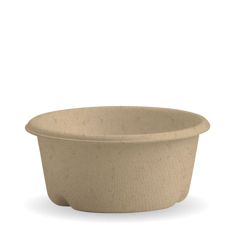Sugarcane Sauce Cup - Natural, 60ml (Box of 1000) from BioPak. Compostable, made out of Sugarcane and sold in boxes of 1. Hospitality quality at wholesale price with The Flying Fork!