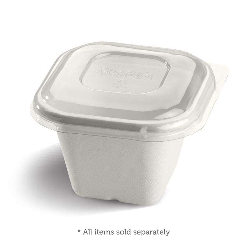 630ml base - 130x130x90mm - white - Carton of 600 units