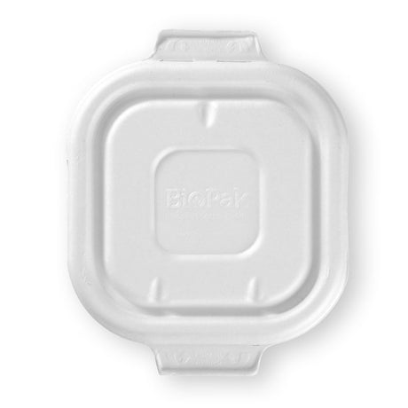 280, 480 and 630ml base sugarcane lid - white - Carton of 600 units