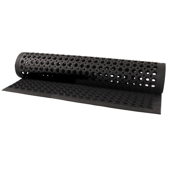Rubber Mat - Black, 1550 x 930mm from TheFlyingFork. Sold in boxes of 1. Hospitality quality at wholesale price with The Flying Fork!