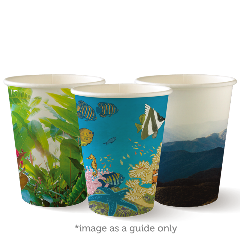 390ml (12oz) cup (fits large lids) - art series - Carton of 1000 units