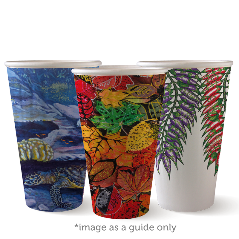 460ml (16oz) cup (fits large lids) - art series - Carton of 600 units