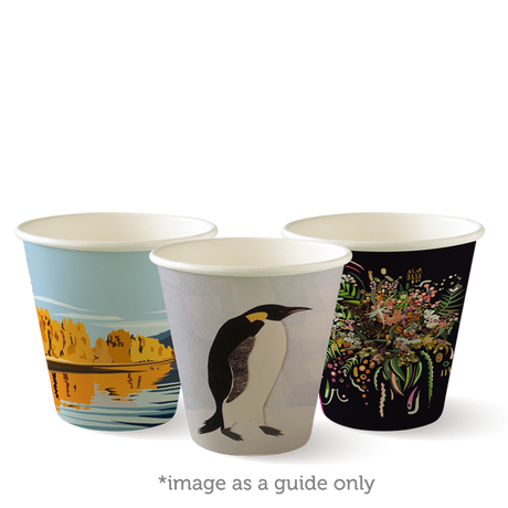 280ml (8oz) (90mm) cup (fits large lids) - Art series - Carton of 1,000 units