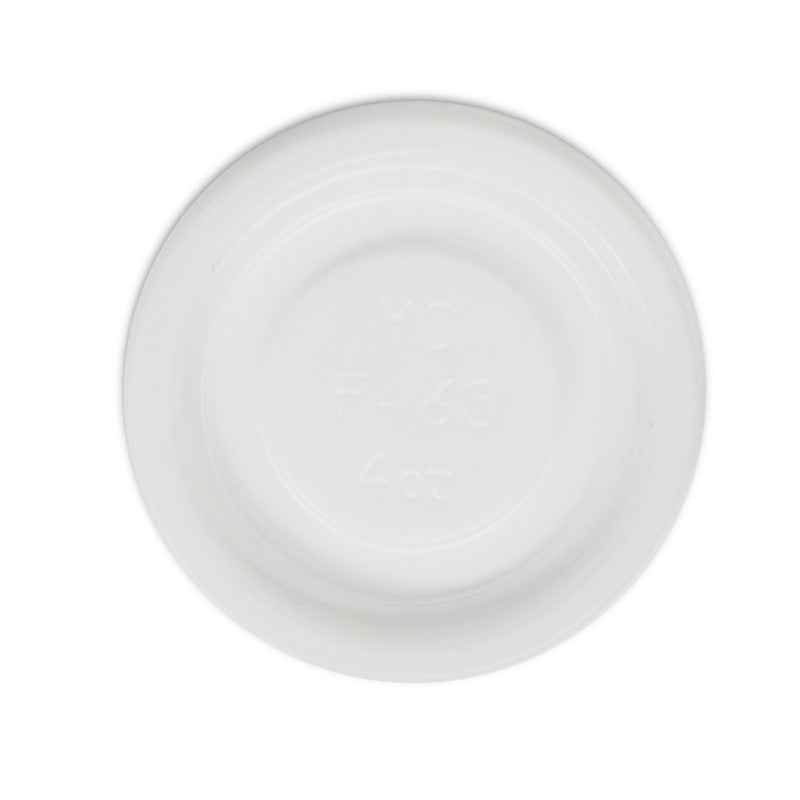 63mm PS lid - no hole - fits 63mm cups - opaque - Carton of 1000 units