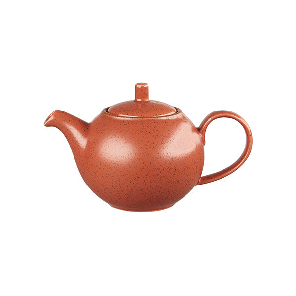 Beverage Pot - 426mL, Spiced Orange, Stonecast from Churchill. made out of Porcelain and sold in boxes of 4. Hospitality quality at wholesale price with The Flying Fork!