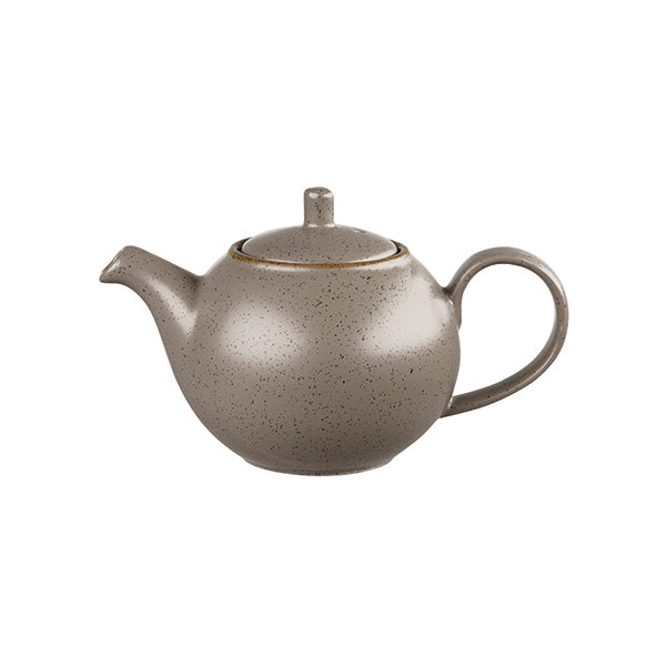 Beverage Pot - 426mL, Peppercorn Grey, Stonecast from Churchill. made out of Porcelain and sold in boxes of 4. Hospitality quality at wholesale price with The Flying Fork!