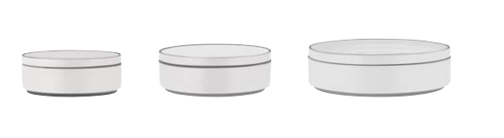 Stackable Plate - 210 x 22mm, White, Urban Muse: Pack of 6