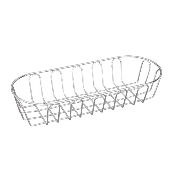 Bread Basket - Chrome, Rect. 240 x 115mm from TheFlyingFork. Sold in boxes of 1. Hospitality quality at wholesale price with The Flying Fork!