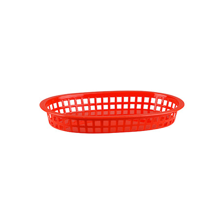Bread Basket - Pp, Rect. Red, 240 x 150 x 50mm from TheFlyingFork. Sold in boxes of 36. Hospitality quality at wholesale price with The Flying Fork!