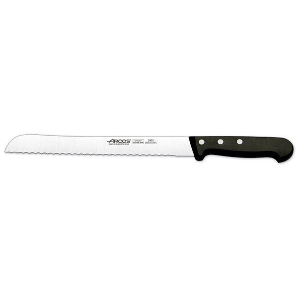 Bread Knife - 250mm, Serrated from Arcos. Sold in boxes of 1. Hospitality quality at wholesale price with The Flying Fork!