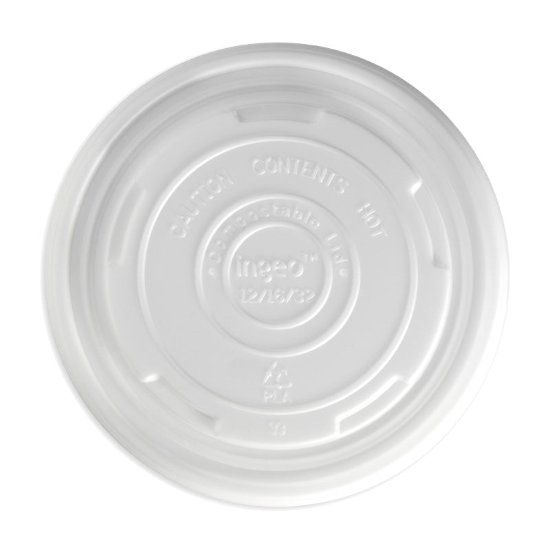 430-950ml (12-32oz) BioBowl PLA - Opaque - Carton of 500 units