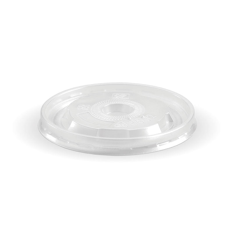 Biobowl PP Flat Lid - Clear, to fit 8oz (Box of 1000) from BioPak. Compostable, made out of Paper and Bioplastic and sold in boxes of 1. Hospitality quality at wholesale price with The Flying Fork!