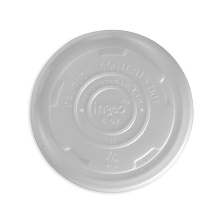 250ml Bowl PLA lid - Opaque - Carton of 1,000 units