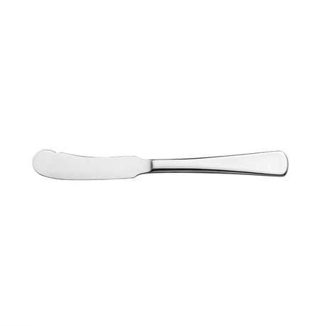 Butter Knife - Solid Handle, MILAN from Basics. made out of Stainless Steel and sold in boxes of 12. Hospitality quality at wholesale price with The Flying Fork!