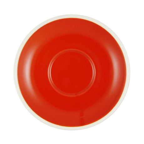 Espresso Saucer To Suit BW0000 - 110mm, Chilli-White from Brew. made out of Stoneware and sold in boxes of 6. Hospitality quality at wholesale price with The Flying Fork!