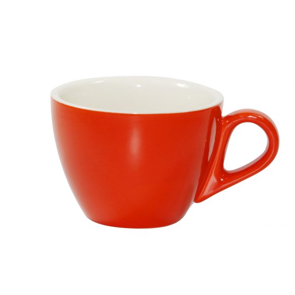Large Flat White Cup - 220ml, Chilli-White from Brew. made out of Stoneware and sold in boxes of 6. Hospitality quality at wholesale price with The Flying Fork!