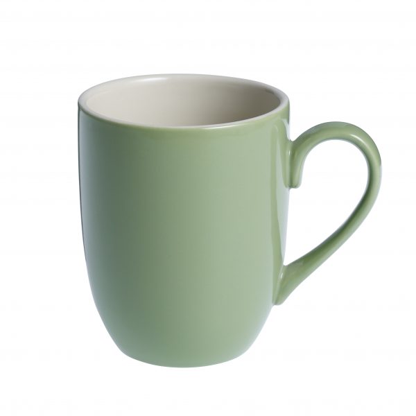 Mug - 380ml, Sage-White from Brew. made out of Porcelain and sold in boxes of 6. Hospitality quality at wholesale price with The Flying Fork!