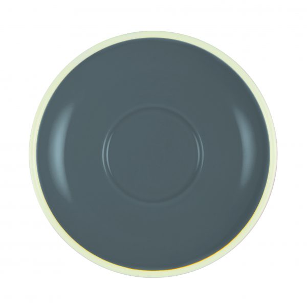 Espresso Saucer To Suit BW0400 - 110mm, Steel Blue-White from Brew. made out of Stoneware and sold in boxes of 18. Hospitality quality at wholesale price with The Flying Fork!