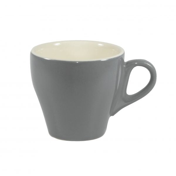 Long Black Cup - 220ml, French Grey-White from Brew. made out of Stoneware and sold in boxes of 6. Hospitality quality at wholesale price with The Flying Fork!
