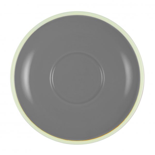 Saucer To Suit BW0545-24 - 140mm, French Grey-White from Brew. made out of Stoneware and sold in boxes of 6. Hospitality quality at wholesale price with The Flying Fork!