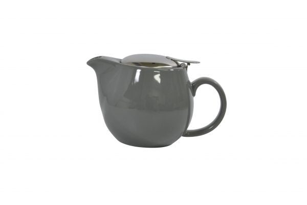 Infusion Teapot - with S-S Lid-Infuser, 350ml, French Grey from Brew. made out of Stoneware and sold in boxes of 2. Hospitality quality at wholesale price with The Flying Fork!
