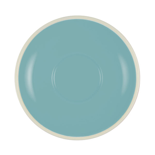 Saucer To Suit BW0645-24 - 140mm, Maya Blue-White from Brew. made out of Stoneware and sold in boxes of 6. Hospitality quality at wholesale price with The Flying Fork!