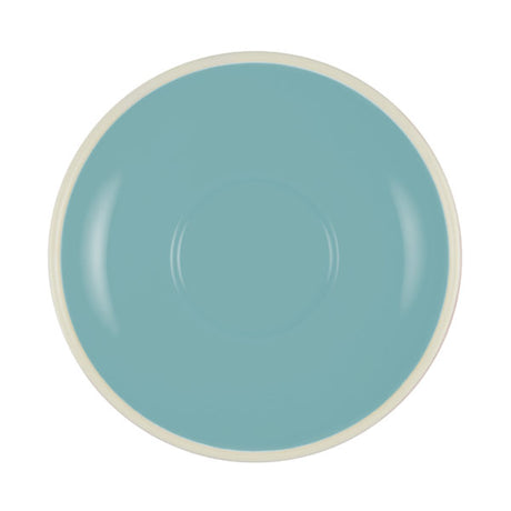 Espresso Saucer To Suit BW0600 - 110mm, Maya Blue-White from Brew. made out of Stoneware and sold in boxes of 6. Hospitality quality at wholesale price with The Flying Fork!
