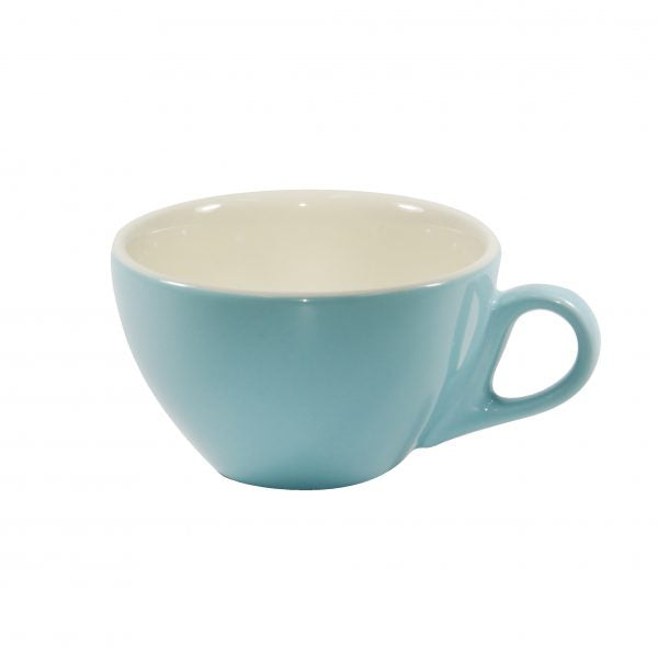 Cappuccino Cup - 220ml, Maya Blue-White from Brew. made out of Stoneware and sold in boxes of 6. Hospitality quality at wholesale price with The Flying Fork!