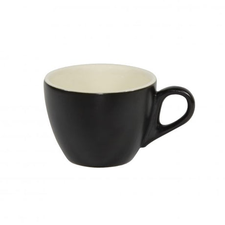 Flat White Cup - 160ml, Smoke-White from Brew. made out of Stoneware and sold in boxes of 6. Hospitality quality at wholesale price with The Flying Fork!