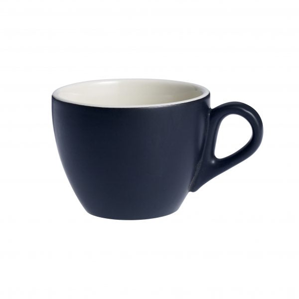 Large Flat White Cup - 220ml, Smoke-White from Brew. made out of Stoneware and sold in boxes of 6. Hospitality quality at wholesale price with The Flying Fork!