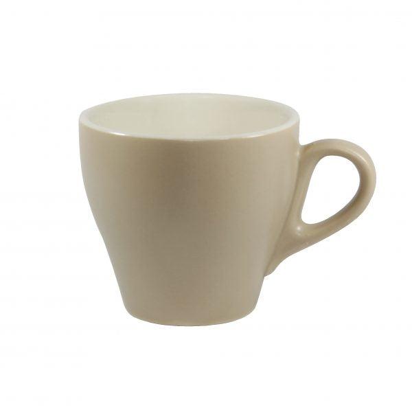 Long Black Cup - 220ml, Harvest-White from Brew. made out of Stoneware and sold in boxes of 6. Hospitality quality at wholesale price with The Flying Fork!