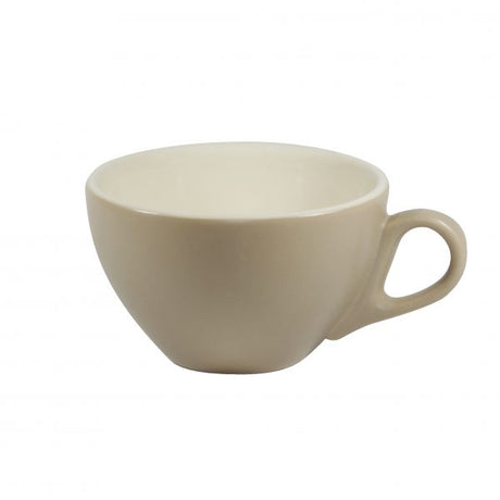 Cappuccino Cup - 220ml, Harvest-White from Brew. made out of Stoneware and sold in boxes of 6. Hospitality quality at wholesale price with The Flying Fork!