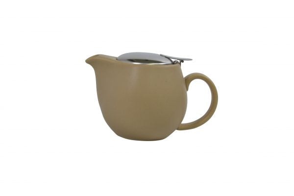 Infusion Teapot - with S-S Lid-Infuser, 350ml, Harvest from Brew. made out of Stoneware and sold in boxes of 2. Hospitality quality at wholesale price with The Flying Fork!
