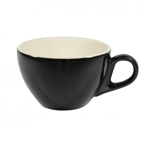 Latte Cup - 280ml, Onyx-White from Brew. made out of Stoneware and sold in boxes of 6. Hospitality quality at wholesale price with The Flying Fork!