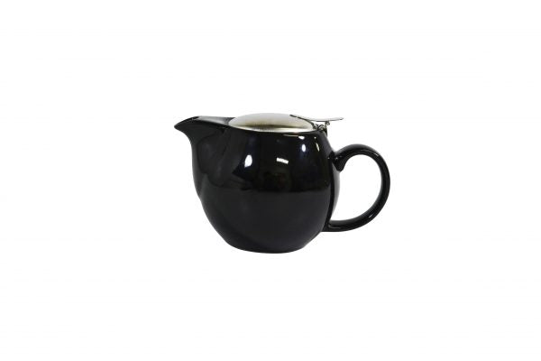 Infusion Teapot - with S-S Lid-Infuser, 350ml, Onyx from Brew. made out of Stoneware and sold in boxes of 2. Hospitality quality at wholesale price with The Flying Fork!
