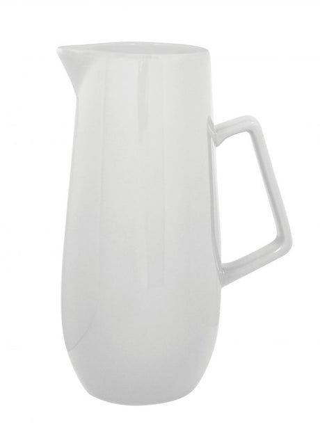 Water Jug - 1200ml, White from Brew. made out of Stoneware and sold in boxes of 1. Hospitality quality at wholesale price with The Flying Fork!