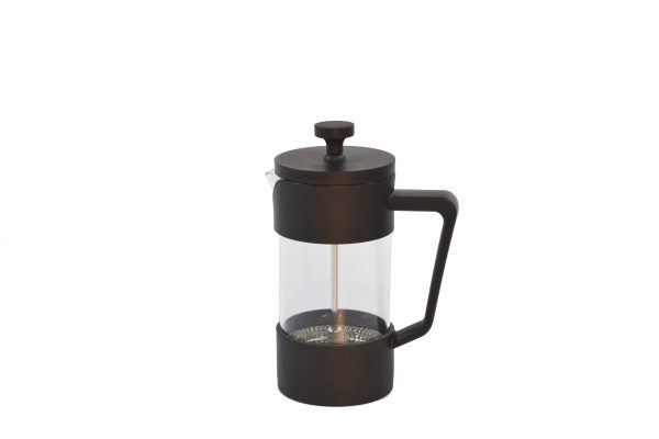 Tea & Coffee Plunger - 350ml, Black from Brew. made out of Stoneware and sold in boxes of 2. Hospitality quality at wholesale price with The Flying Fork!