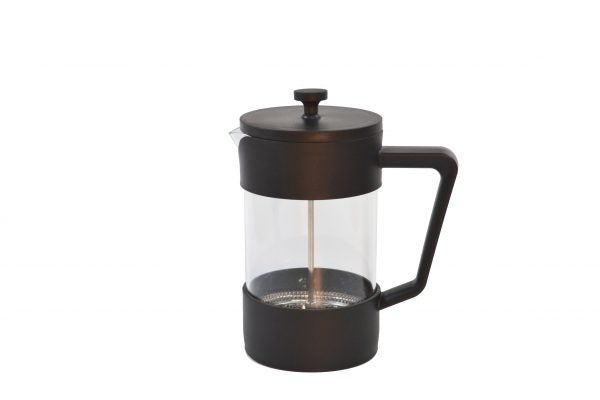 Tea & Coffee Plunger - 600ml, Black from Brew. made out of Stoneware and sold in boxes of 2. Hospitality quality at wholesale price with The Flying Fork!
