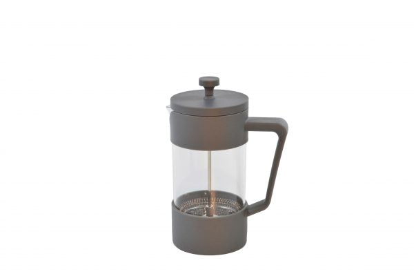 Tea & Coffee Plunger - 350ml, Grey from Brew. made out of Stoneware and sold in boxes of 2. Hospitality quality at wholesale price with The Flying Fork!