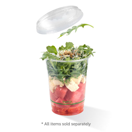 240-960ml Bowl lid - Clear - Carton of 500 units