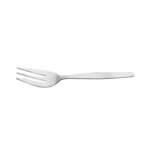 Cake Fork - OSLO from Basics. made out of Stainless Steel and sold in boxes of 12. Hospitality quality at wholesale price with The Flying Fork!