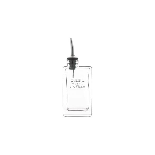 Glass Vinegar Bottle - 250ml, Optima from Luigi Bormioli. made out of Glass and sold in boxes of 12. Hospitality quality at wholesale price with The Flying Fork!