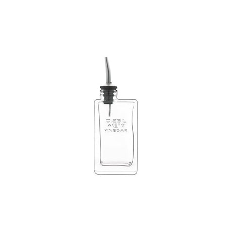 Glass Vinegar Bottle - 250ml, Optima from Luigi Bormioli. made out of Glass and sold in boxes of 12. Hospitality quality at wholesale price with The Flying Fork! 