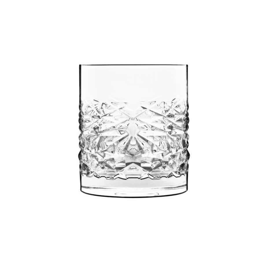 Mixology Double Old Fashioned - 380ml, Textures from Luigi Bormioli. made out of Glass and sold in boxes of 6. Hospitality quality at wholesale price with The Flying Fork!