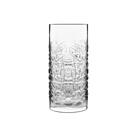 Mixology Highball - 480ml, Texture from Luigi Bormioli. made out of Glass and sold in boxes of 6. Hospitality quality at wholesale price with The Flying Fork!