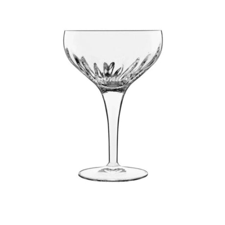 Mixology Coupe - 225ml from Luigi Bormioli. made out of Glass and sold in boxes of 6. Hospitality quality at wholesale price with The Flying Fork!
