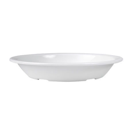 Cereal Bowl - White, 188mm from Ryner Melamine. Sold in boxes of 12. Hospitality quality at wholesale price with The Flying Fork!