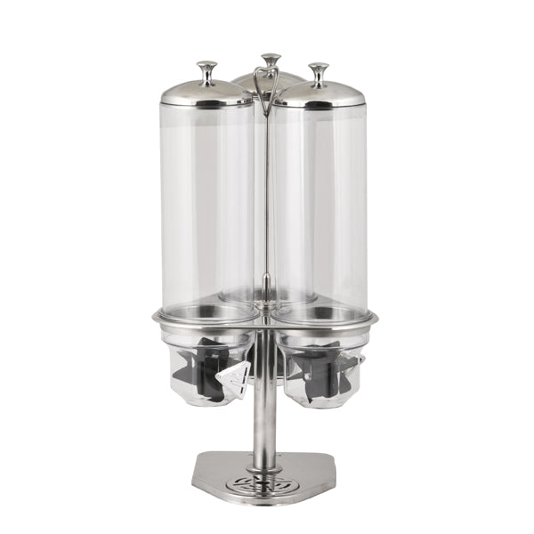 Cereal Dispenser - 18-10, Triple, 3 x 4.0Lt from Sunnex. Sold in boxes of 1. Hospitality quality at wholesale price with The Flying Fork!